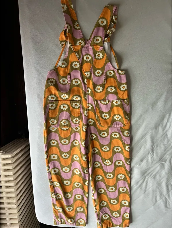Lucy & Yak Groovy Printed Overalls - Image 6