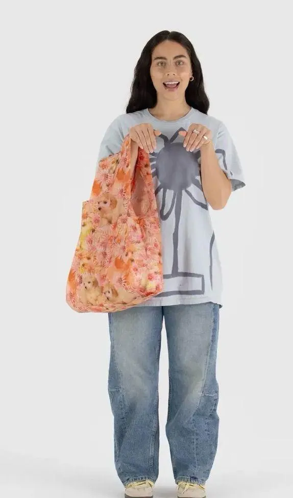 BAGGU Standard Reusable Tote Bag - Colorful Spikey Puppy Pattern -Collina Strada - Image 2