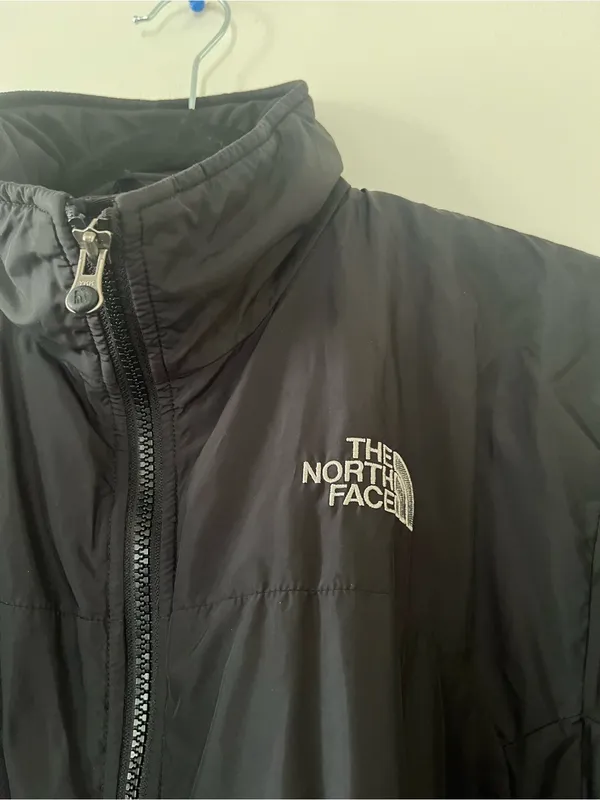 North Face Black Zip Up Jacket Womens Medium Lightweight Waterproof Outdoors - Image 2