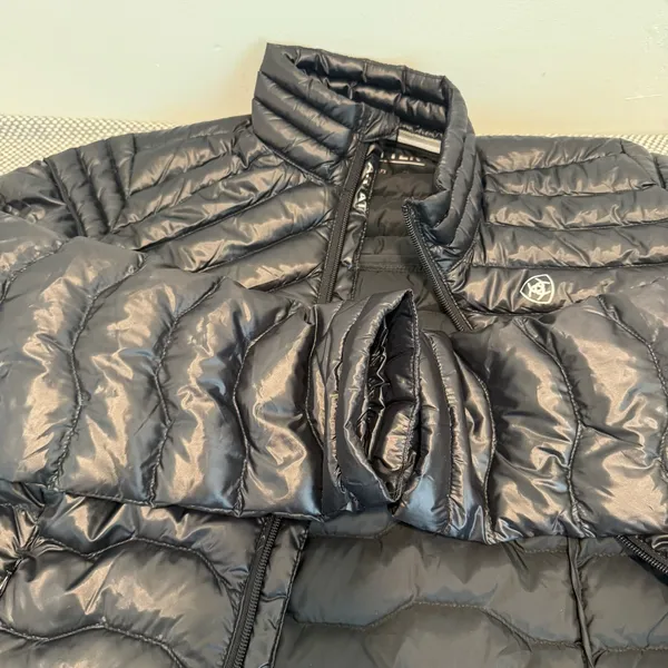 Ariat Tek Down Jacket Women's XS Puffer Full Zip Black - Image 9