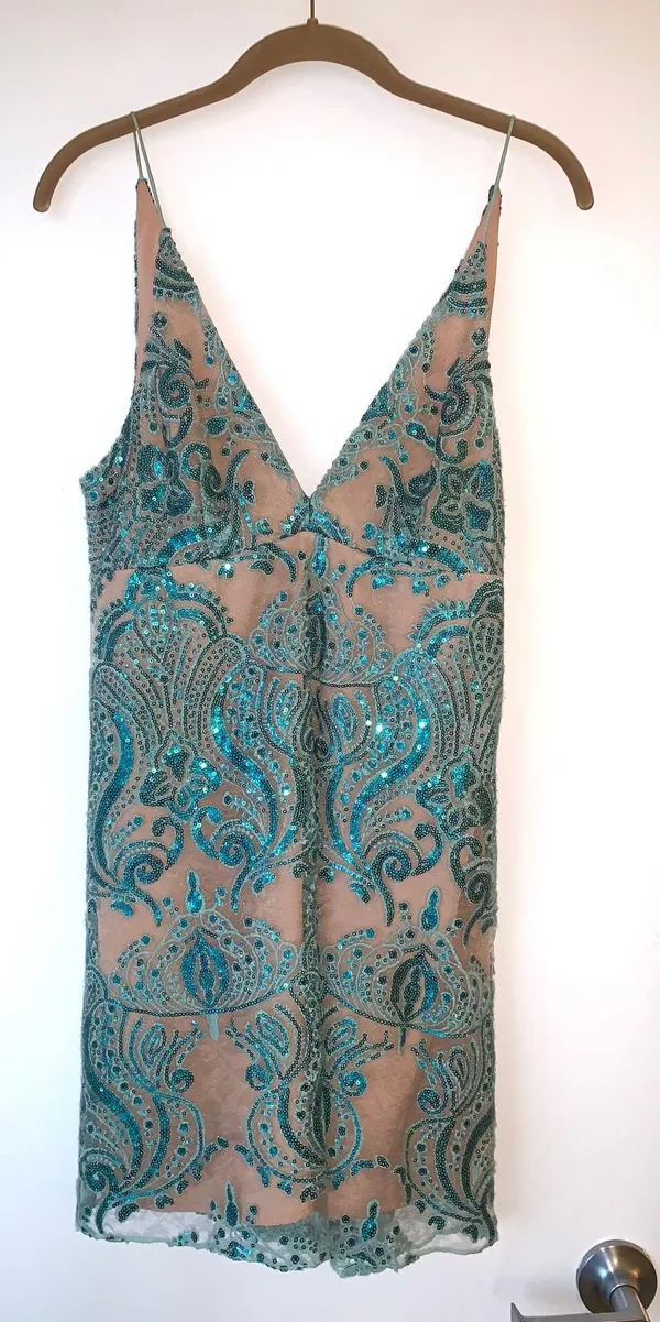 Free People Night Shimmers Mini Dress - Image 3