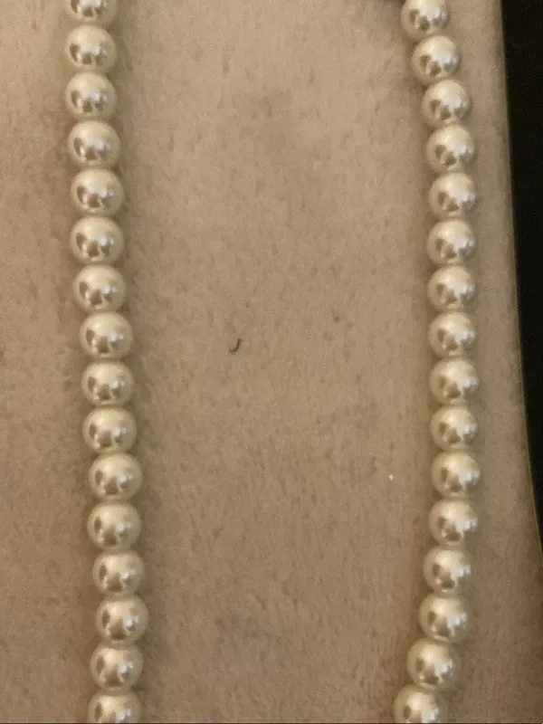 BABEYOND Cream Pearl Necklace - Classic Strand - Image 3