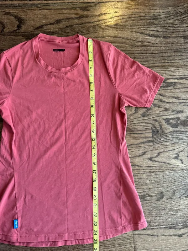 Janji medium Clay red Circa Daily Tee Short Sleeve Fitted Running Pilates Yoga - Image 8