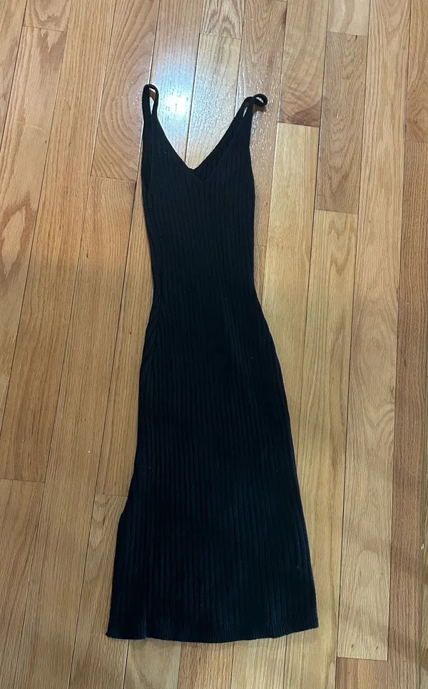 Black Hollister Knit Midi Dress - Image 2