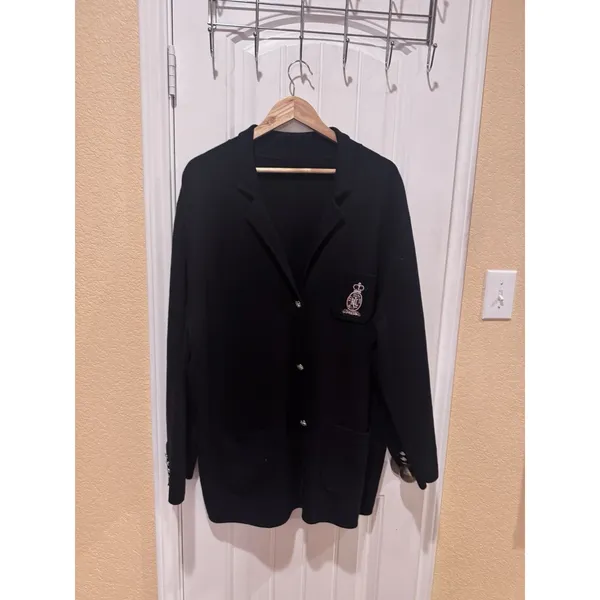 Ralph Lauren Black Knit Sweater No Size - Image 2