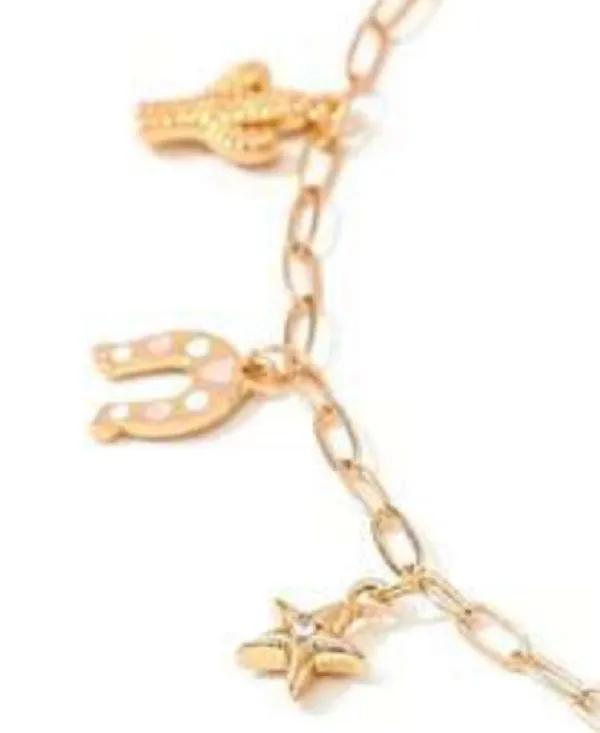 Western Style Cowgirl Pink Hat, Horseshoe,Cactus Bow paperclip stainless steel - Image 4