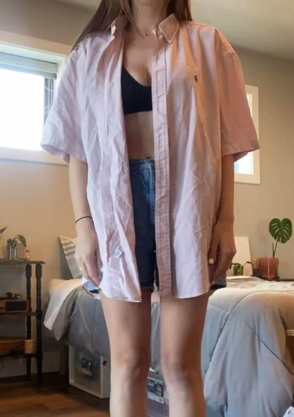 Vintage Blake Oxford short sleeve button up - Image 4