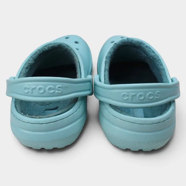 Crocs Classic Lined Clog Aqua Blue M4 W6 - Image 5