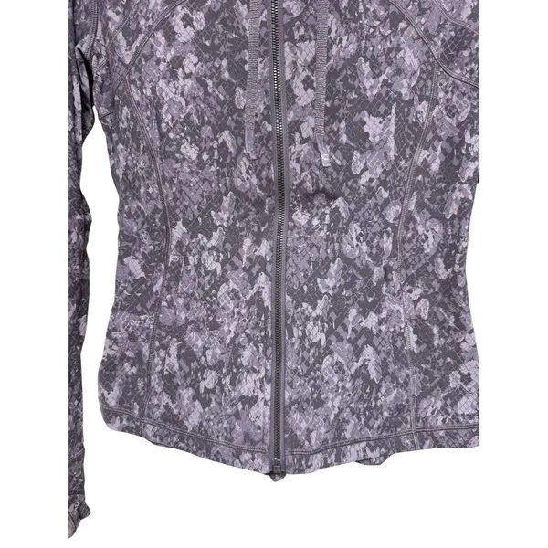 Lululemon Hooded Define Jacket *Nulu Hideaway Camo Lunar Rock Multi Women's Sz 8 - Image 5