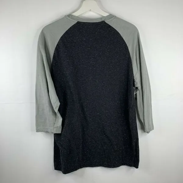 Rockin Artwork Large Jimi Hendrix Raglan Baseball Tee Grey Speckled Rock Graphic - Image 5