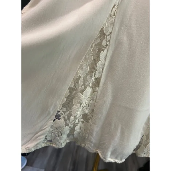 American Eagle Y2K Lace Slip Dress Boho Romantic Fairycore M Ivory Coquette - Image 10