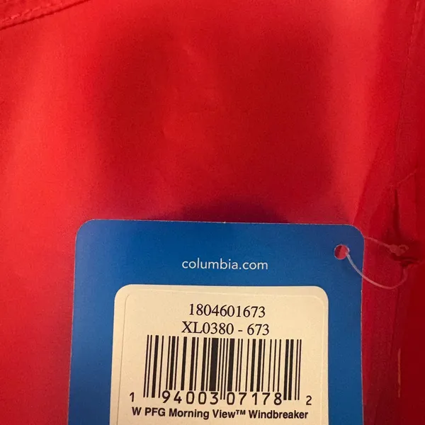 Columbia PFG Morning View Windbreaker Rain Jacket Size Medium New With Tags - Image 8