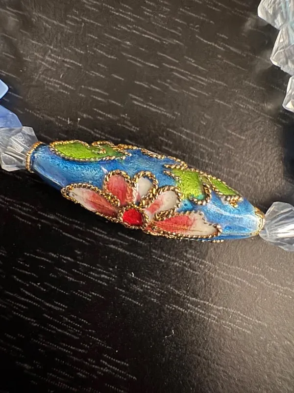 Colorful Necklace Blue - Image 2