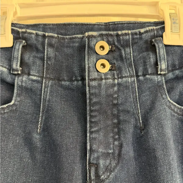 Maeve by Anthropologie High Rise Flare Dark Wash Jeans size 26 - Image 3