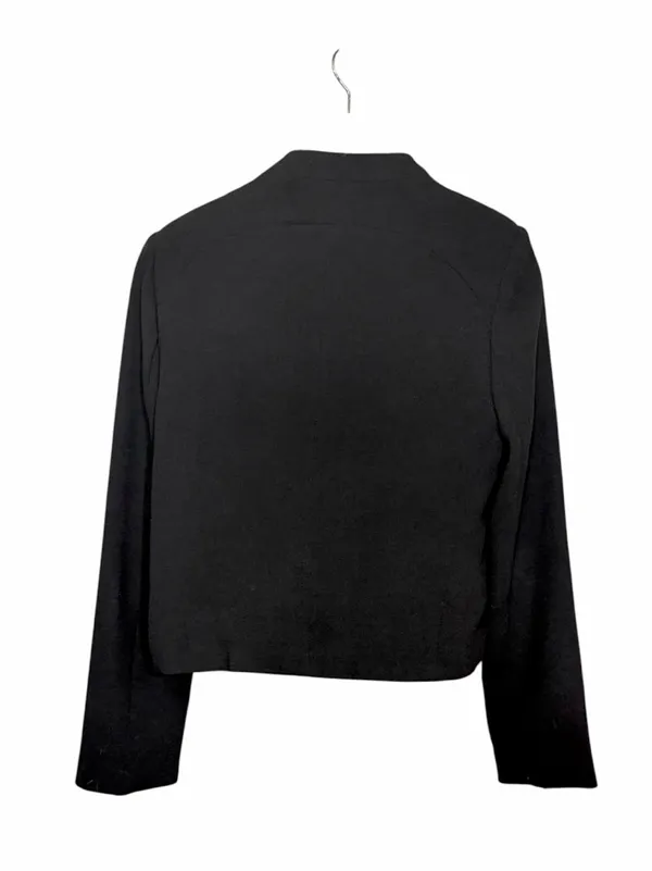‘I L❤️VE’ Black Cropped Blazer Sz S - Image 6