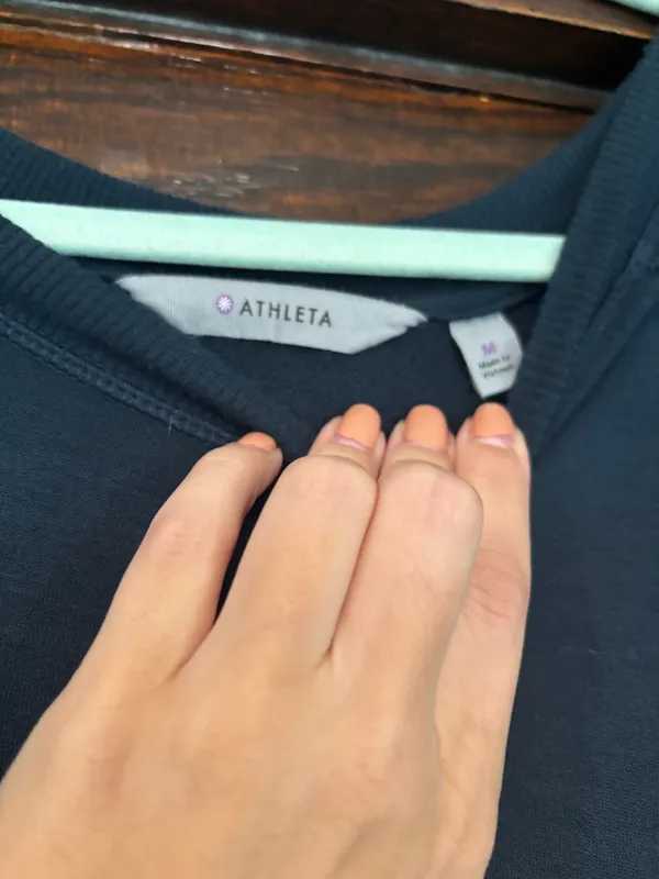 Athleta Criss Cross Modal Sweatshirt Dress - Image 3