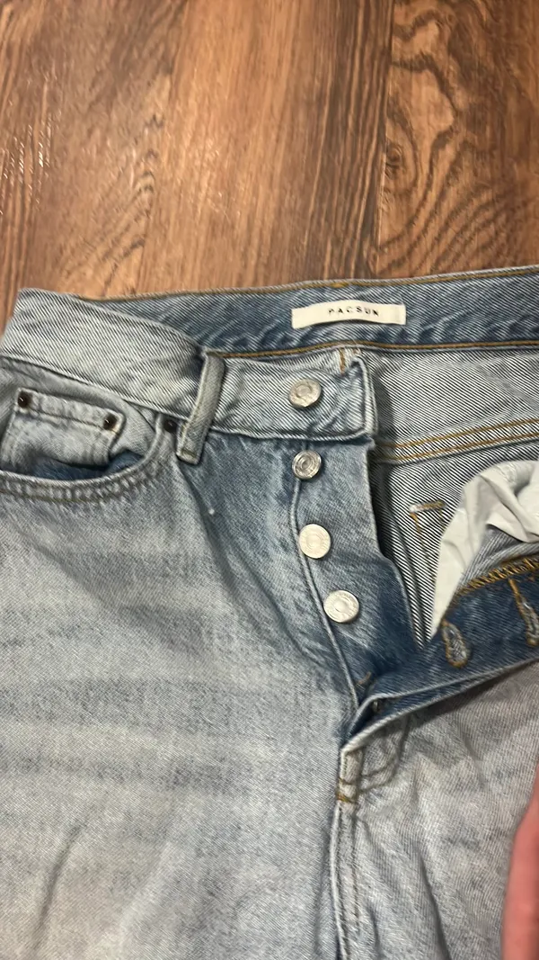 PacSun Jeans Ultra High-Rise Slim Light Wash - Image 3