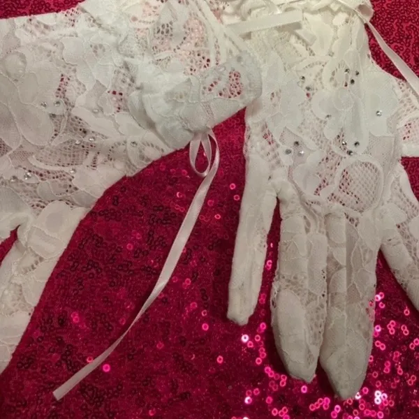 Victoria’s Secret Shine Halloween Costume Gloves - Image 6
