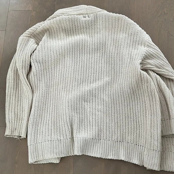 A new day cable cardigan size M worn twice- cream size medium - Image 3
