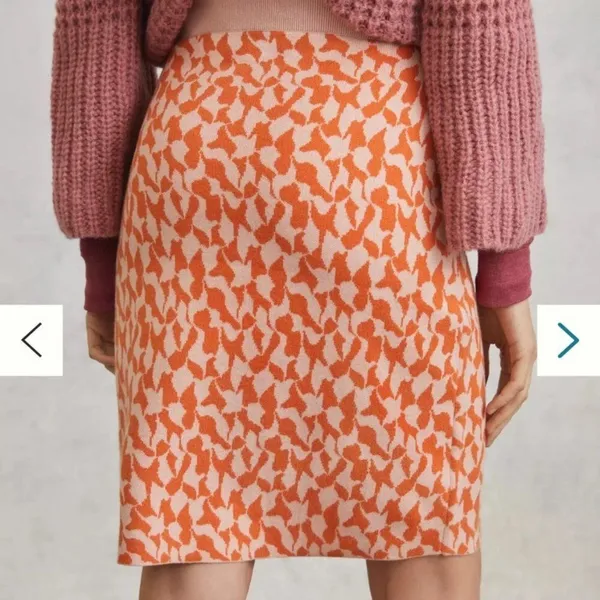 Anthropologie Maeve Anja Sweater Midi Skirt‎ Women’s Small Houndstooth Skirt Set - Image 3