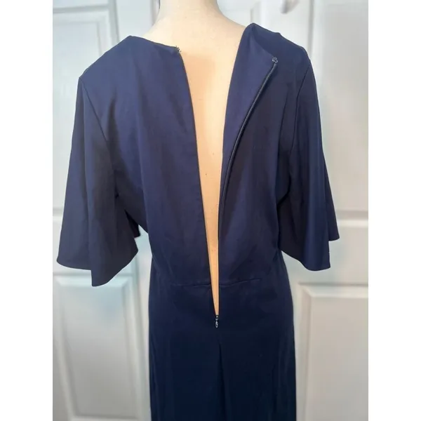Amanda Uprichard Navy Boca Mini Dress Size 2X Minimalist Office Party - Image 7