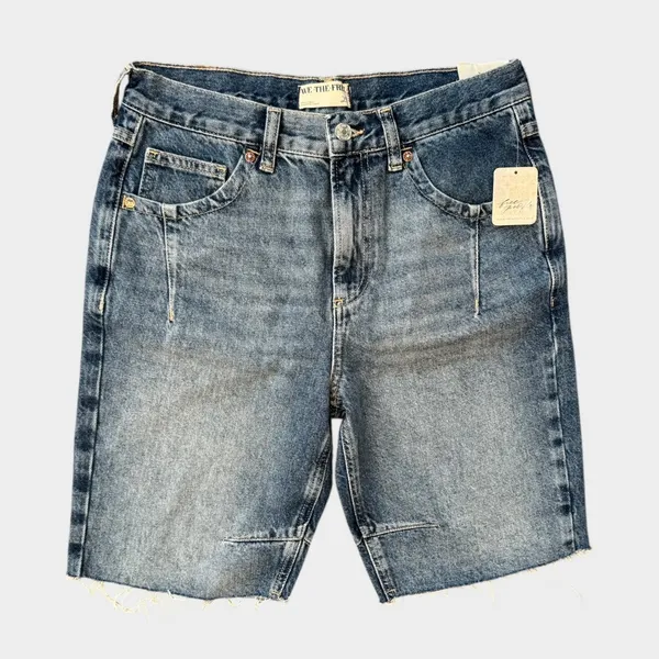 NWT Free People Ghost Town Long Denim Short Size 29 - Image 5