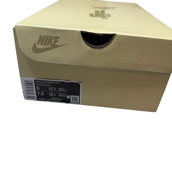 BRAND NEW Nike x Billie Eilish Air Force 1 Low Triple White Sneakers Size 6M/7.5 - Image 6