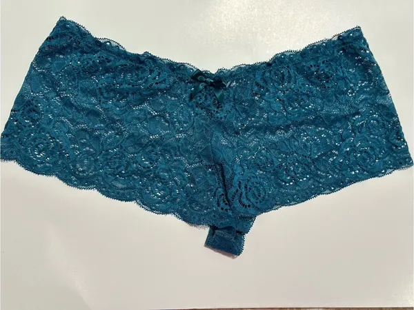 Avidlove Lace Bralette & Boyshort Set in Teal - Image 2