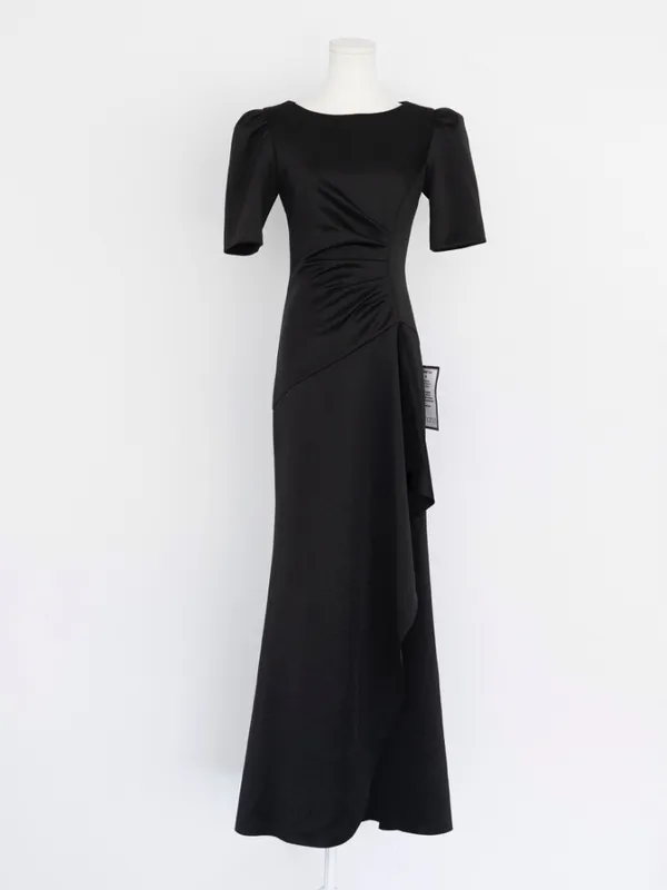 Xscape - ruffle puff-sleeve evening gown - Image 2