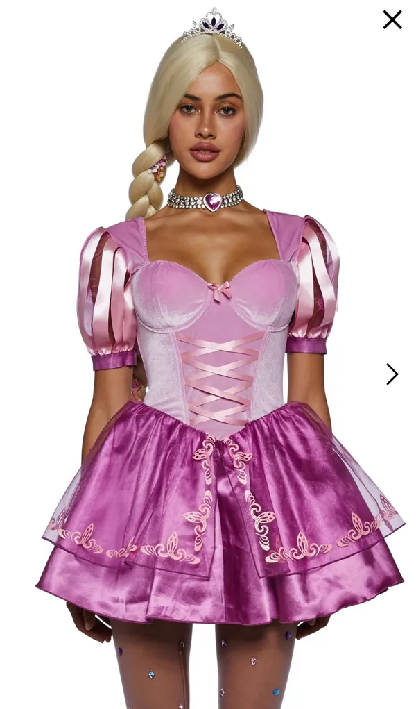 Dolls kill trickz n’ treatz tower trapped princess costume M - Image 5