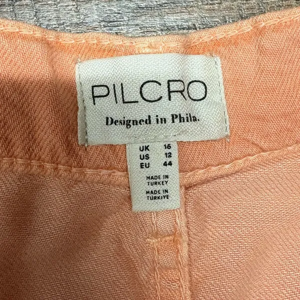 NWT Pilcro Anthropologie Pleated Micro Denim Skirt Size 12 - Image 4