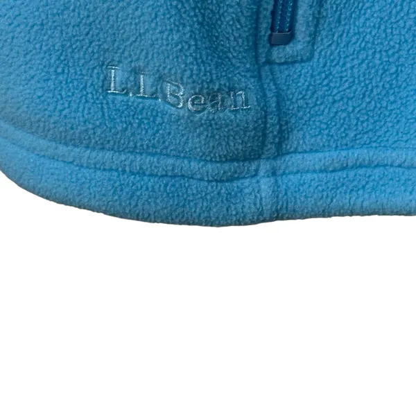 LL Bean Women's Fleece Jacket Size 3XL Sky Blue Polartec‎ Cozy Warm Campcore - Image 2