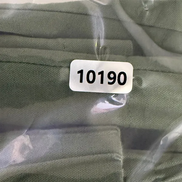 Uniqlo Olive Green Cotton Wide Leg Relaxed Elastic Waist Pants 272-482243 M - Image 11