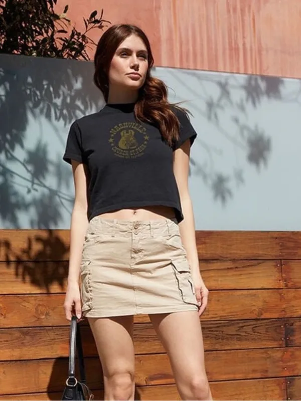 Brandy Melville John Galt Cargo Skirt One Size New with tag - Image 2