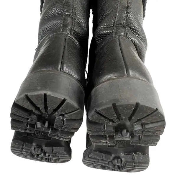 Vintage Sorel Made in Canada Leather Faux Fur Boots - Image 10