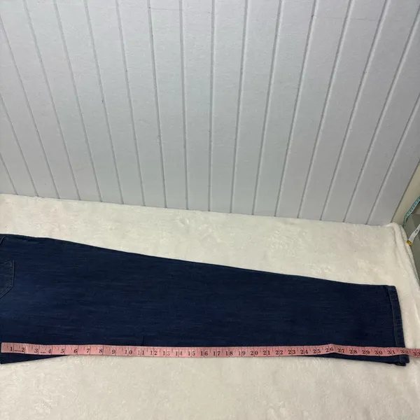Carhartt Rugged Flex Relaxed Mid‎ Rise Fit Dark Blue Straight Leg Jeans Size 8T - Image 9