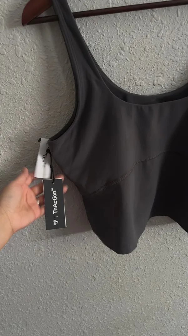 Aritzia TNA grey sports bra - Image 4