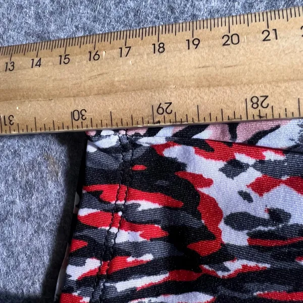 KIKIT Pants M Abstract Animal Print Elastic Waist Polyester Spandex‎ Pull On - Image 3