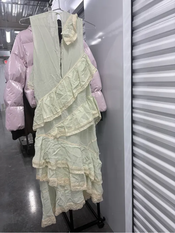 Zara limited edition ruffle maxi dress - Image 3