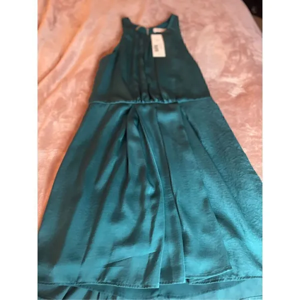 NWT Rebecca Taylor Halter Teal Green Cocktail Mini Dress Size 6 Dinner Datenight - Image 10