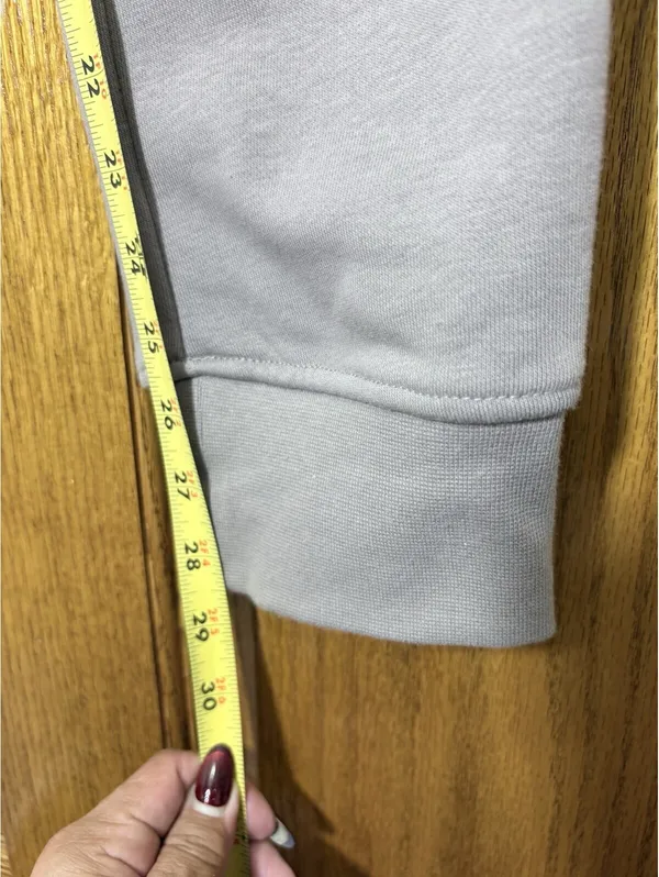 Reebok Men’s S Gray Fleece Jogger Sweatpants Elastic Waist Tapered Leg NWT - Image 6