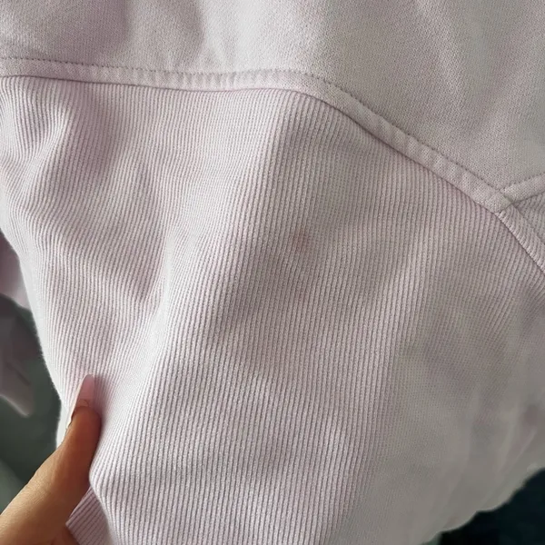 Lululemon Light Pink Half-Zip Hoodie - Image 3