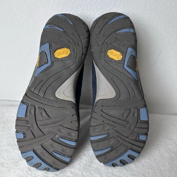 Dansko Paisley Hiking Shoes Womens 40 Navy Blue Waterproof Suede Vibram Sneakers - Image 8