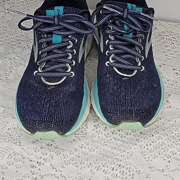 Brooks Ghost II blue lace up athletic running training gym walking shoes sz 7.5 - Image 4