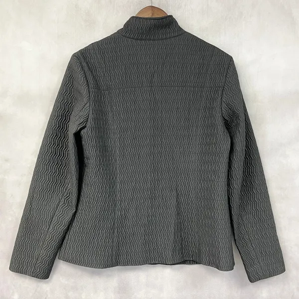 Pendleton Quilted Zip‎ Up Jacket Women Medium Textured Coastal Heritage Elevated - Image 2