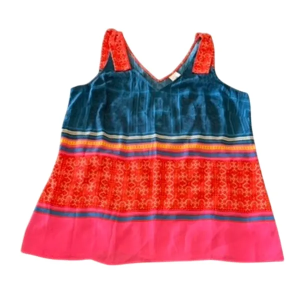 Gabi Nomad Shoulder Tie Top in Multi, Size L - Image 2