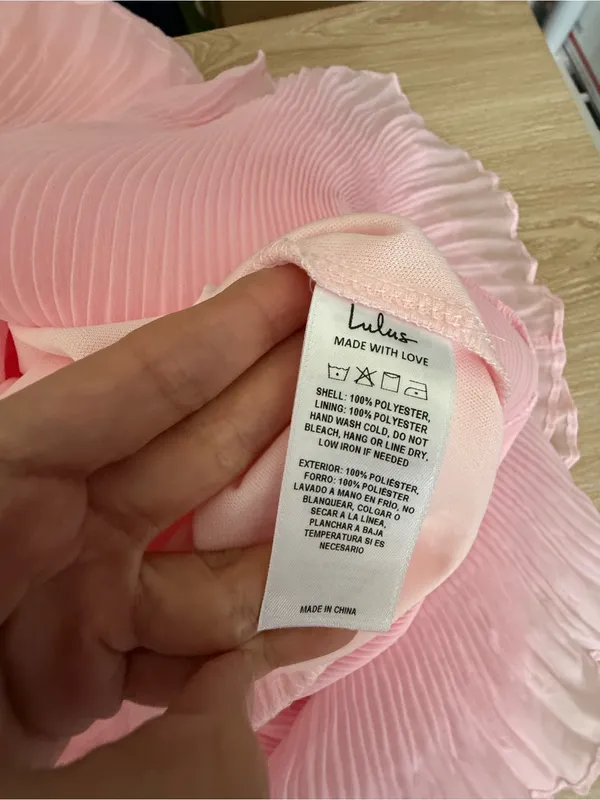 Lulus XL NEW Elegant Nature Blush Pink Pleated Sleeveless Tiered Maxi Dress - Image 7