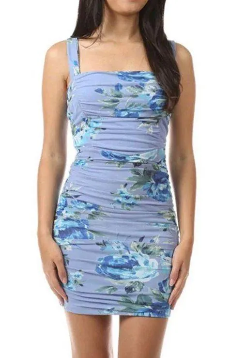 Boutique Dress Blue Size M - Image 4