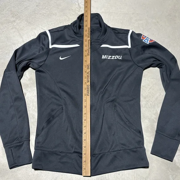 Nike Dri-Fit Mizzou Missouri Tigers Full Zip Jacket SZ M Cotton Bowl Football - Image 6