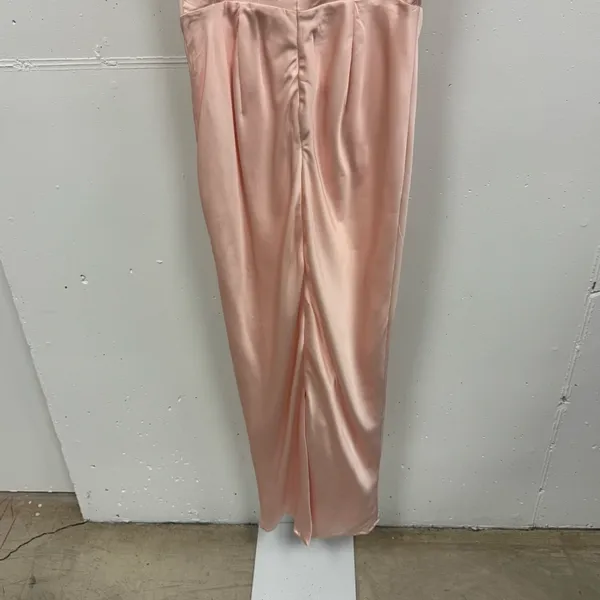 House of CB Charmaine Corset Blush‎ Pink Maxi Sleeveless Dress Large Back Slit - Image 9